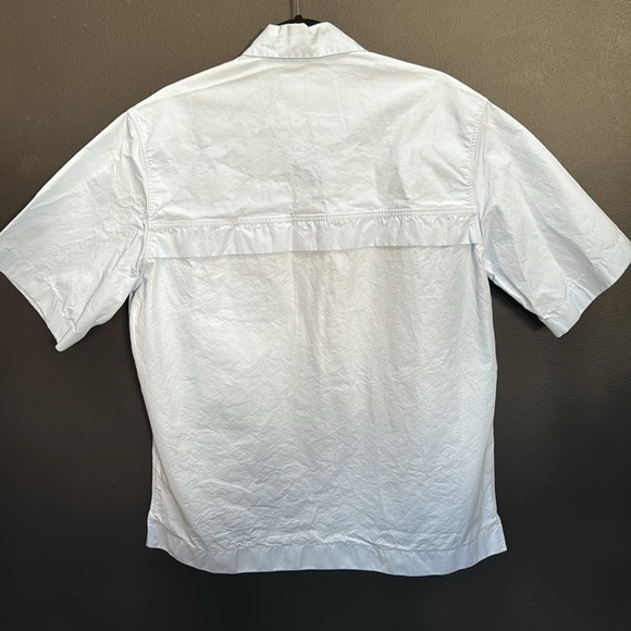 Jil Sander Men’s Short Sleeve Oversized Button Down Shirt - Picture 3 of 5